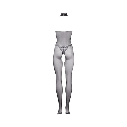 SHOTS - LE DESIR FISHNET & LACE HIGH-NECK BODYSTOCKING BLACK O/S