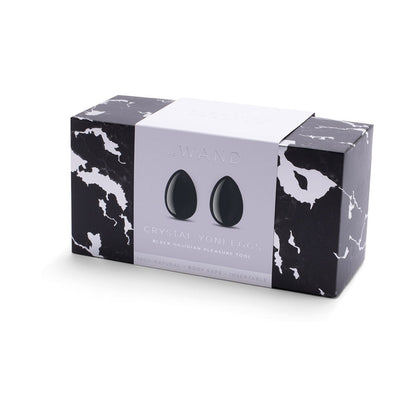 LE WAND - OVOS YONI DE CRISTAL OBSIDIANA PRETA