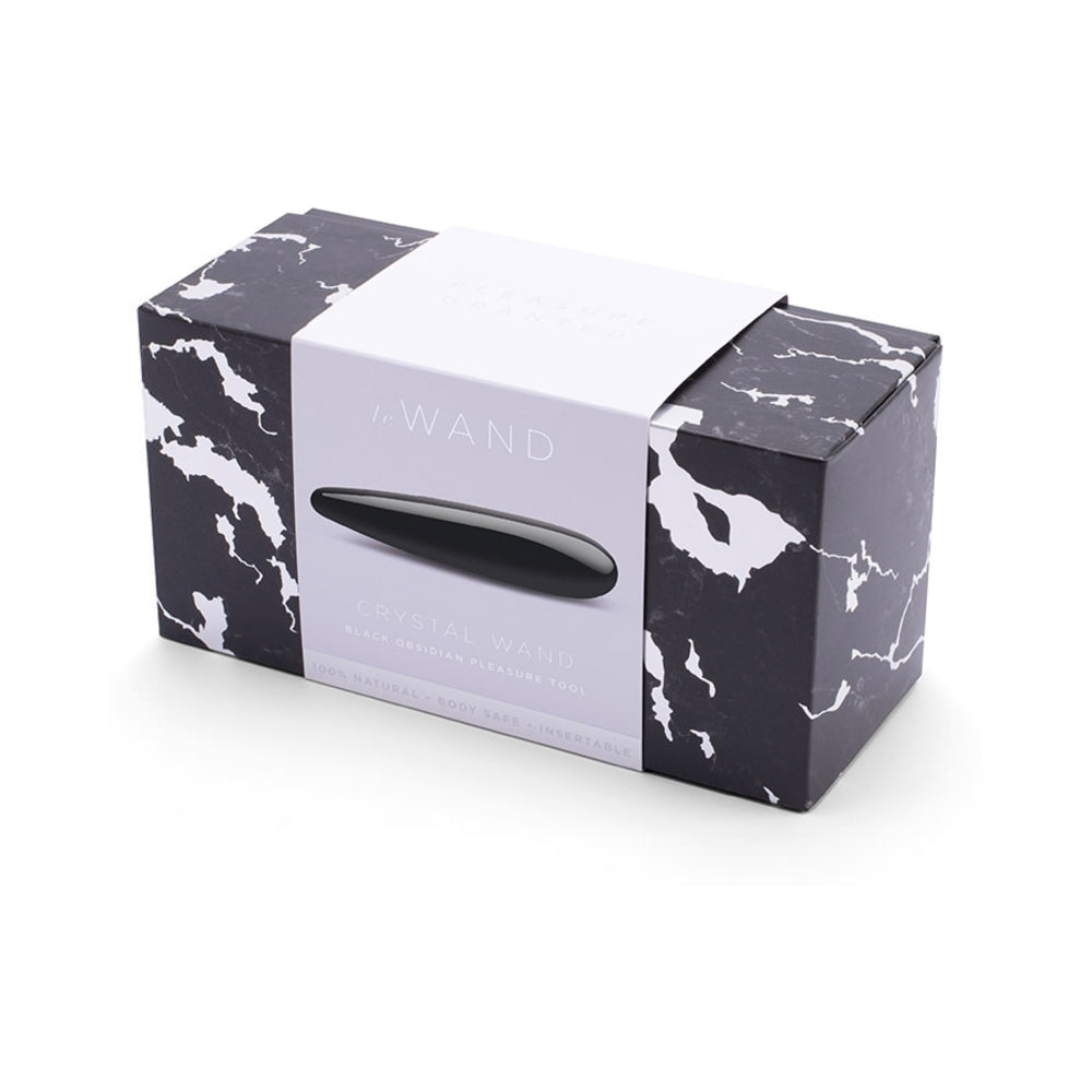 LE WAND - CRYSTAL SLIM WAND BLACK OBSIDIAN