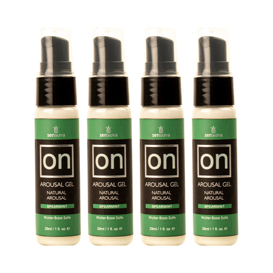 SENSUVA - ON AROUSAL GEL SPEARMINT 4-PACK 1 OZ.