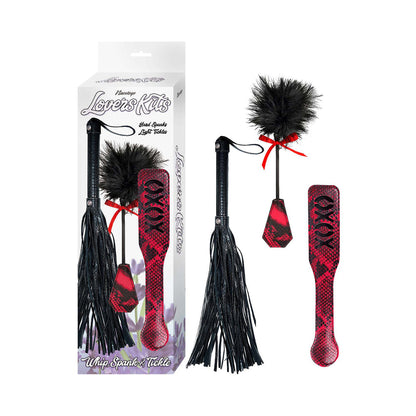 NASSTOYS - KIT PARA AMANTES WHIP, SPANK & TICKLE CONJUNTO DE 3 PEÇAS
