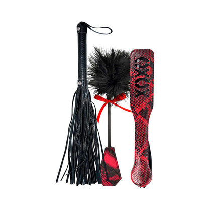 NASSTOYS - KIT PARA AMANTES WHIP, SPANK & TICKLE CONJUNTO DE 3 PEÇAS