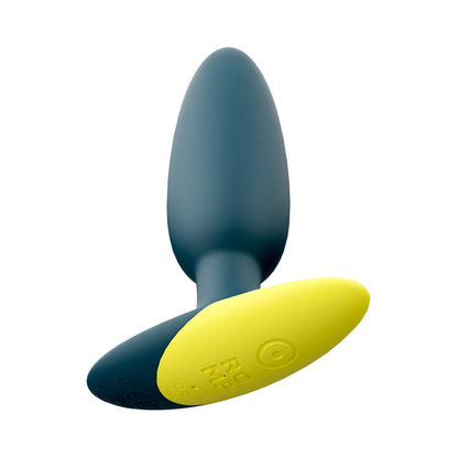 ROMP - RECHARGEABLE SILICONE VIBRATING ANAL PLUG BASS DARK GREEN