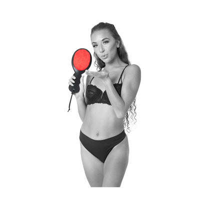 SPORTSHEETS - SEX & MISCHIEF AMOR PADDLE DE LADO DUPLO VERMELHO