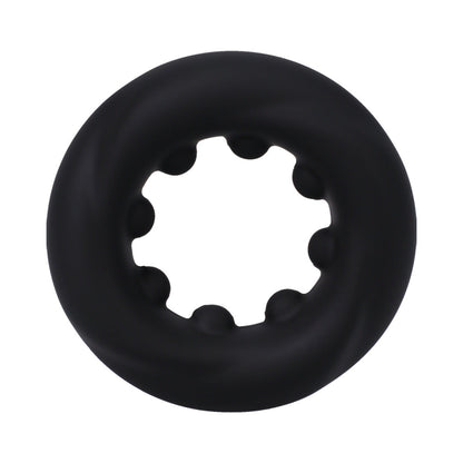ROCK SOLID - THE TWIST SILICONE C-RING BLACK