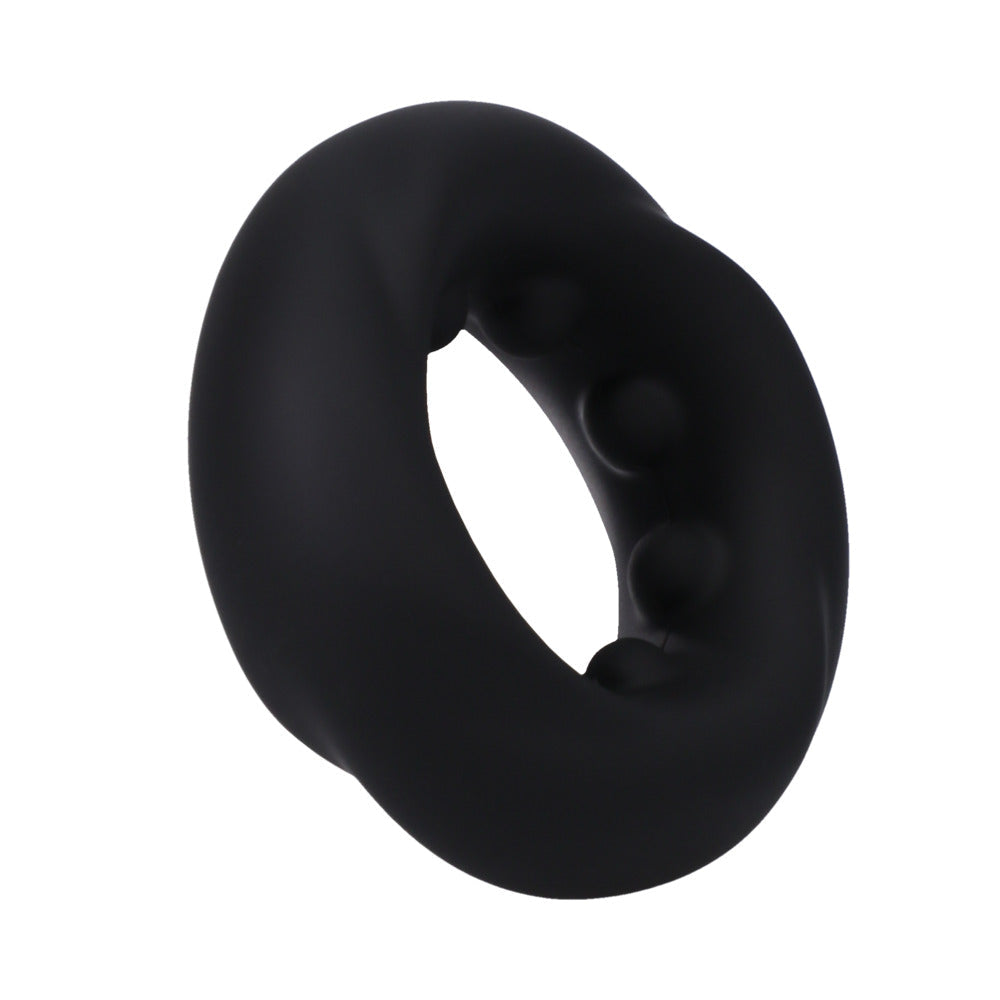 ROCK SOLID - THE TWIST SILICONE C-RING BLACK