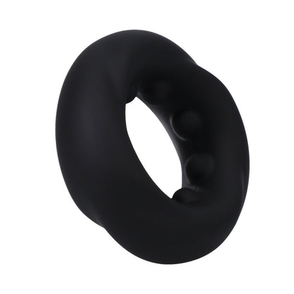 ROCK SOLID - THE TWIST SILICONE C-RING BLACK