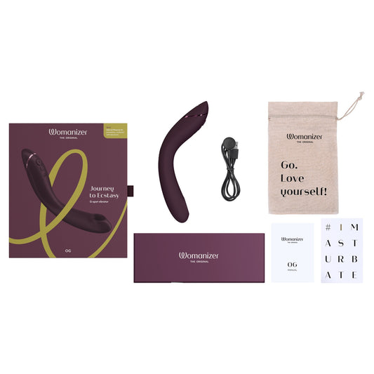 WOMANIZER - OG ESTIMULADOR RECARREGÁVEL DE PONTO G PLEASURE AIR BERINGELA