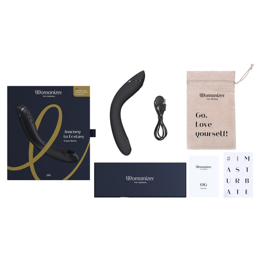WOMANIZER - ESTIMULADOR DE PRAZER OG G-SPOT AIR CINZENTO-ESCURO