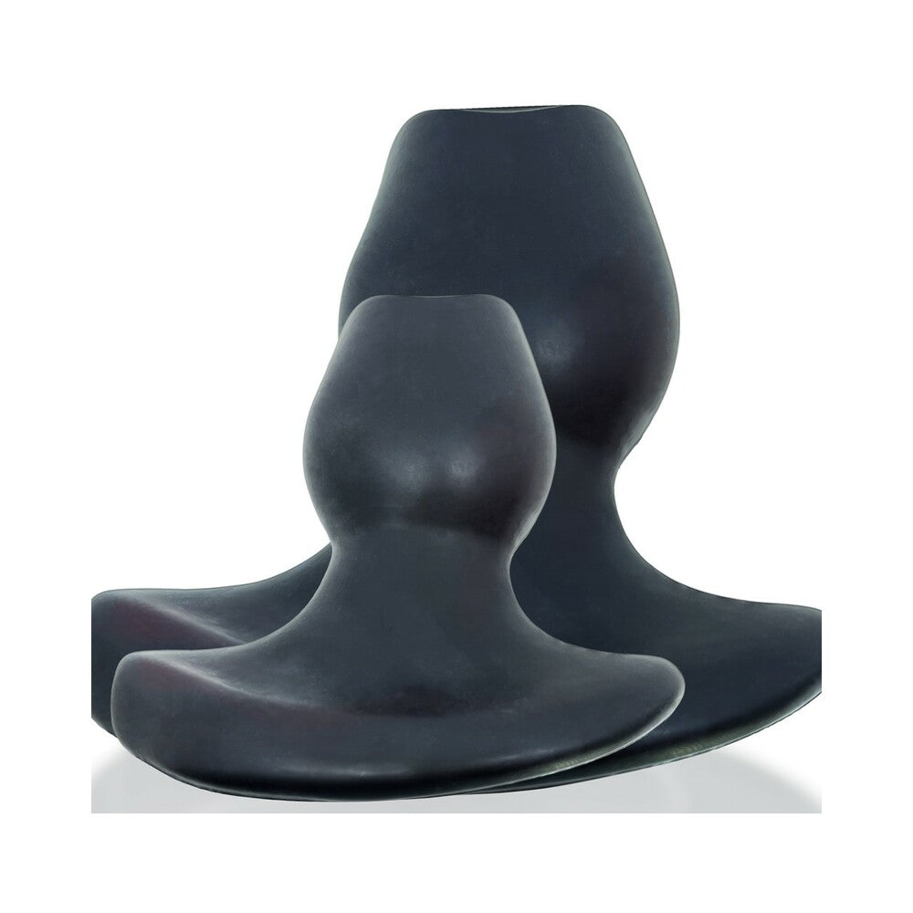 OXBALLS - MORPHHOLE-1 GAPER PLUG PEQUENO PRETO ICE