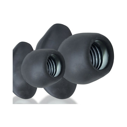 OXBALLS - MORPHHOLE-1 GAPER PLUG PEQUENO PRETO ICE