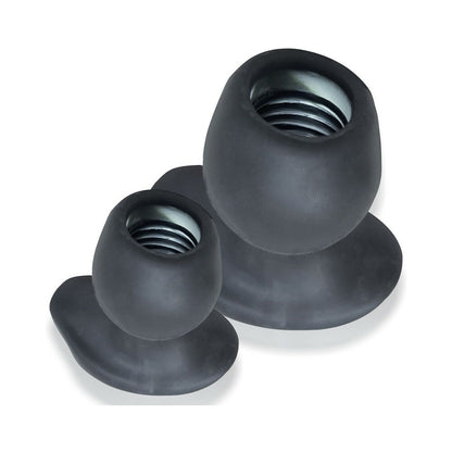 OXBALLS - MORPHHOLE-2 GAPER PLUG LARGE BLACK ICE