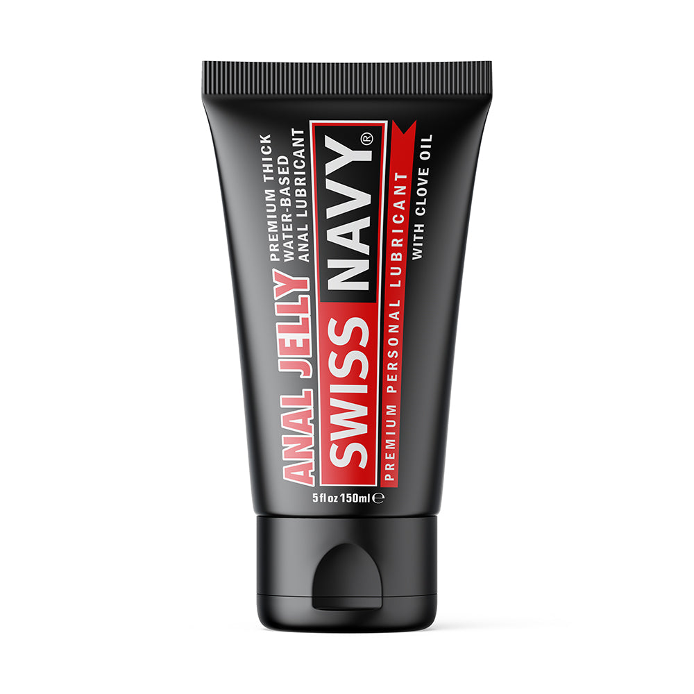 SWISS NAVY - LUBRIFICANTE ANAL PREMIUM À BASE DE ÁGUA COM ÓLEO DE CRAVO 5 OZ.