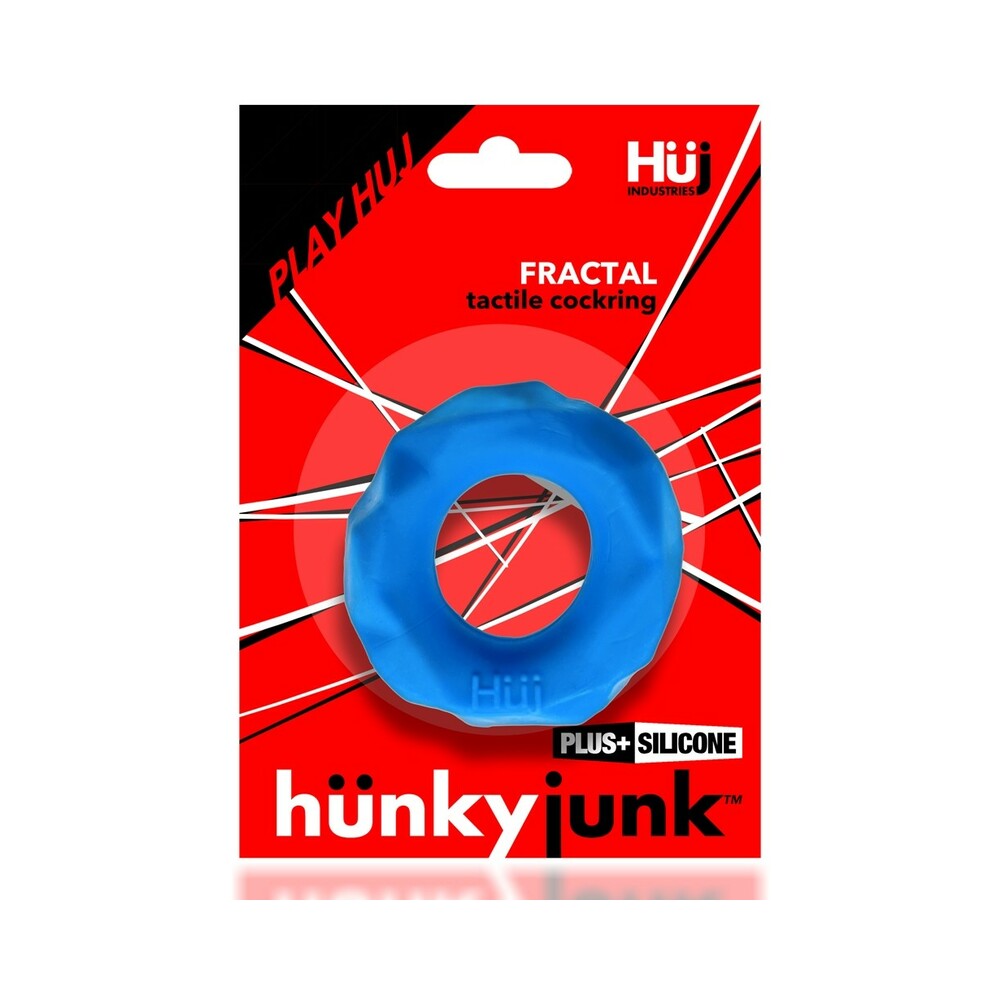 OXBALLS - HUNKYJUNK FRACTAL TACTILE COCKRING TEAL ICE