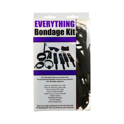 PLE'SUR - 12 PIECE EVERYTHING BONDAGE KIT