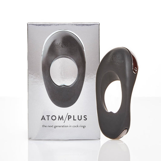 HOT OCTOPUSS - ATOM PLUS RECHARGEABLE VIBRATING COCK RING BLACK