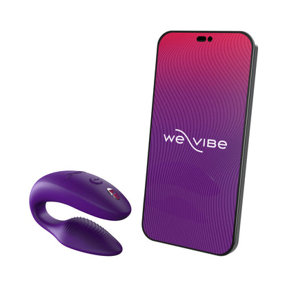 WE-VIBE - SYNC 2 RECHARGEABLE SILICONE COUPLES VIBRATOR PURPLE