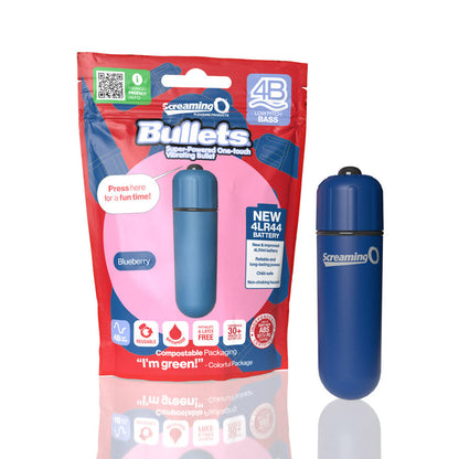 SCREAMING O - 4B BULLET VIBRATOR BLUEBERRY