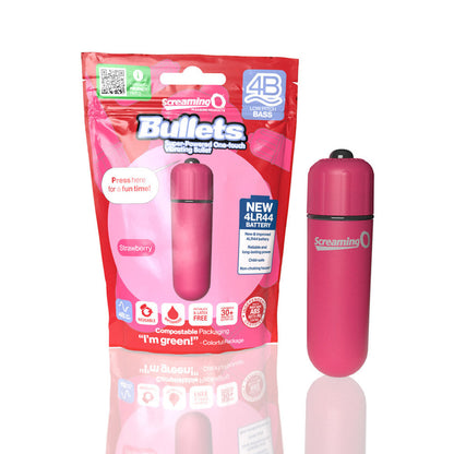 SCREAMING O - 4B BULLET VIBRATOR STRAWBERRY