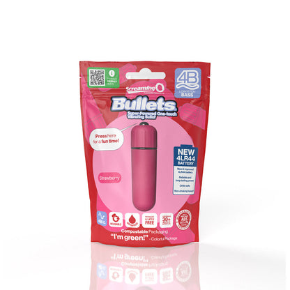 SCREAMING O - 4B BULLET VIBRATOR STRAWBERRY