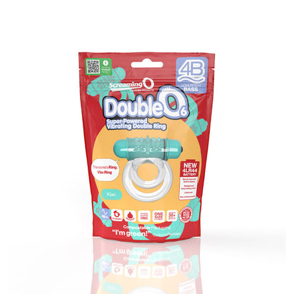 SCREAMING O - 4B DOUBLEO 6 ANEL PENIAN DUPLO VIBRATÓRIO KIWI