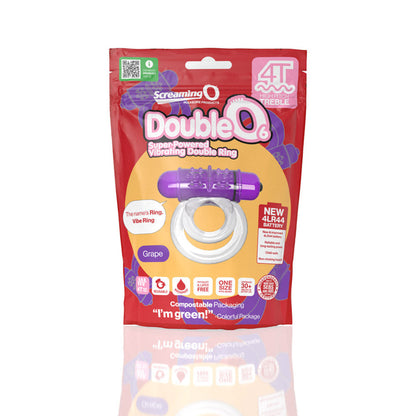 SCREAMING O - 4T DOUBLEO 6 ANEL PENIAN DUPLO VIBRATÓRIO UVA