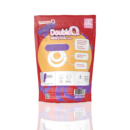 SCREAMING O - 4T DOUBLEO 6 ANEL PENIAN DUPLO VIBRATÓRIO UVA