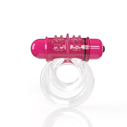 SCREAMING O - 4T DOUBLEO 6 VIBRATING DOUBLE COCK RING STRAWBERRY