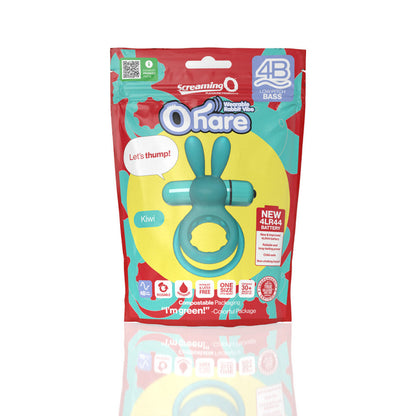 SCREAMING O - ANEL PENIAN DUPLO VIBRATÓRIO OHARE 4B KIWI