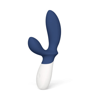 LELO - LOKI WAVE 2 RECHARGEABLE SILICONE DUAL-STIMULATION PROSTATE VIBRATOR BASE BLUE