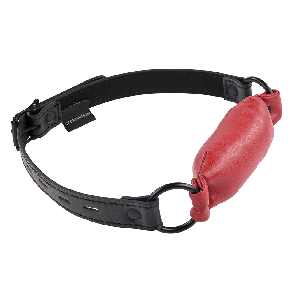 SPORTSHEETS - SAFFRON SOFT BIT GAG WITH ADJUSTABLE BUCKLE
