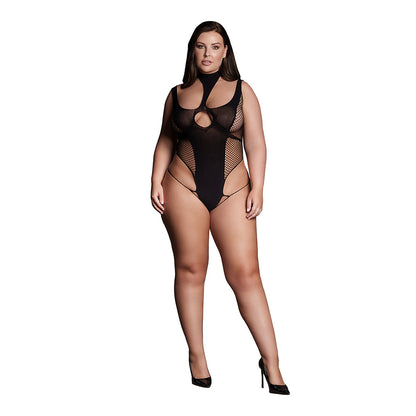 SHOTS - LE DESIR CYLLENE XLVIII TURTLENECK BODYSUIT BLACK QUEEN SIZE