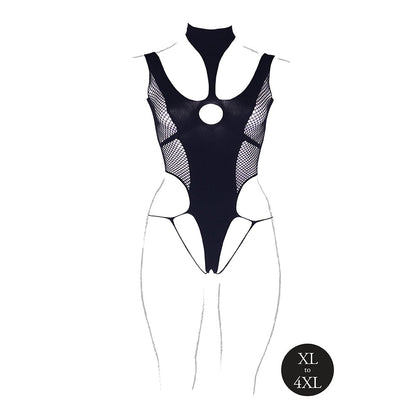 SHOTS - LE DESIR CYLLENE XLVIII TURTLENECK BODYSUIT BLACK QUEEN SIZE