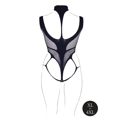SHOTS - LE DESIR CYLLENE XLVIII TURTLENECK BODYSUIT BLACK QUEEN SIZE