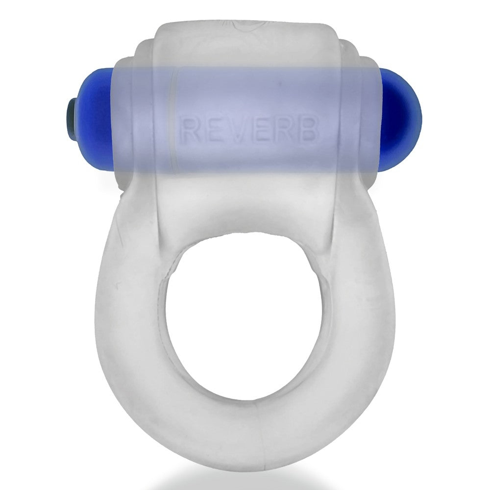 OXBALLS - HUNKYJUNK REVRING COCKRING WITH BULLET VIBRATOR CLEAR ICE