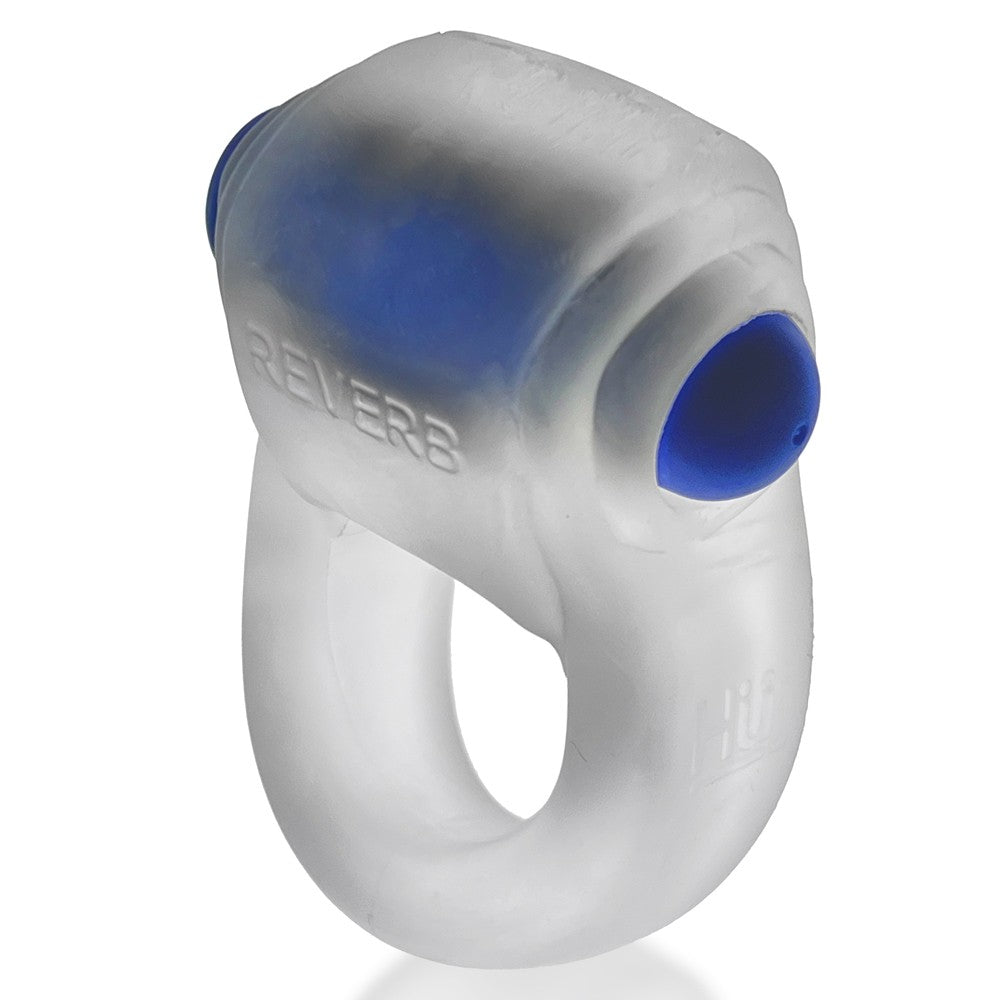 OXBALLS - HUNKYJUNK REVRING COCKRING WITH BULLET VIBRATOR CLEAR ICE