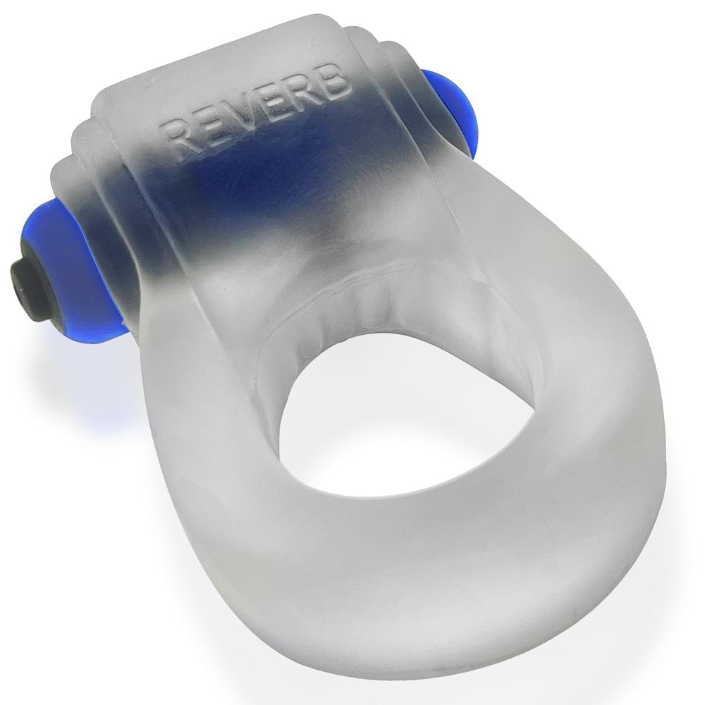 OXBALLS - HUNKYJUNK REVRING COCKRING WITH BULLET VIBRATOR CLEAR ICE