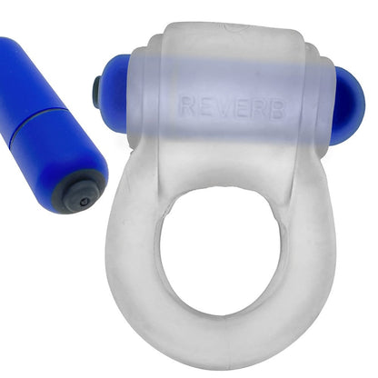OXBALLS - HUNKYJUNK REVRING COCKRING WITH BULLET VIBRATOR CLEAR ICE
