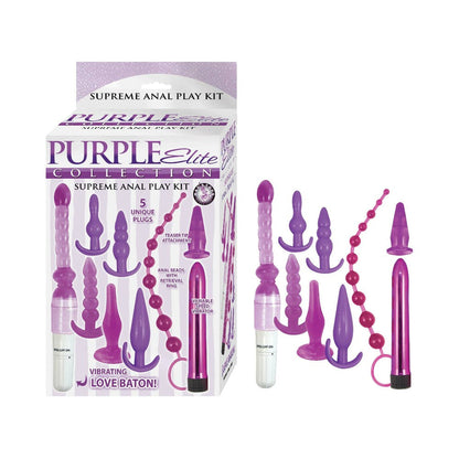NASSTOYS - PURPLE ELITE COLLECTION SUPREME ANAL PLAY KIT PURPLE