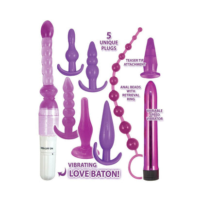 NASSTOYS - PURPLE ELITE COLLECTION SUPREME ANAL PLAY KIT PURPLE