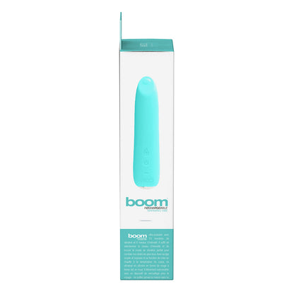 VEDO - VIBRADOR SLIMLINE DE SILICONE RECARREGÁVEL COM AQUECIMENTO BOOM