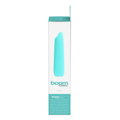 VEDO - VIBRADOR SLIMLINE DE SILICONE RECARREGÁVEL COM AQUECIMENTO BOOM