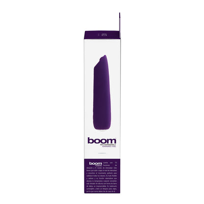 VEDO - VIBRADOR SLIMLINE DE SILICONE RECARREGÁVEL COM AQUECIMENTO BOOM