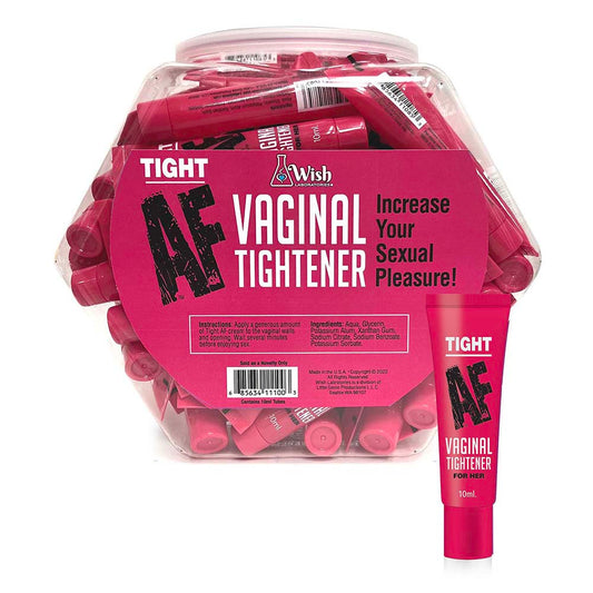 LITTLE GENIE - TIGHT AF VAGINAL TIGHTENER CREAM 65-PIECE FISHBOWL DISPLAY