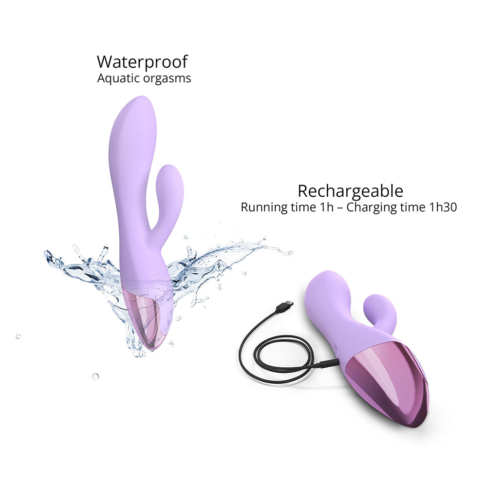 LOVELY PLANET - VIBRADOR PARA BEBÉ COELHO FUNKY BUNNY LOVE TO LOVE VIVA MAUVE