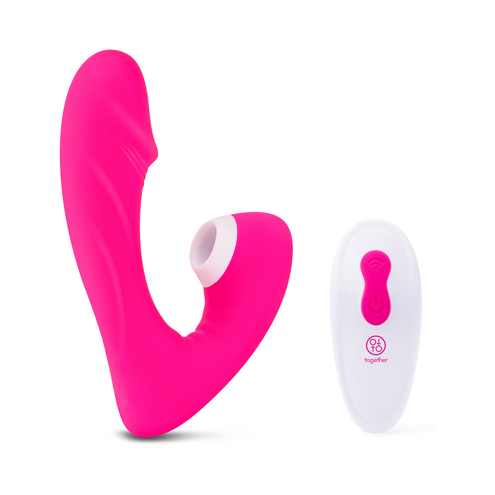 TOGETHER TOY - TOGETHER INTERNAL KISS REMOTE CONTROL VIBE PINK
