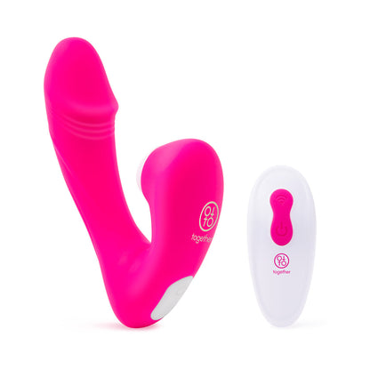 TOGETHER TOY - TOGETHER INTERNAL KISS REMOTE CONTROL VIBE PINK