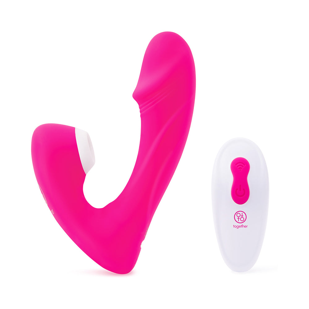 TOGETHER TOY - TOGETHER INTERNAL KISS REMOTE CONTROL VIBE PINK