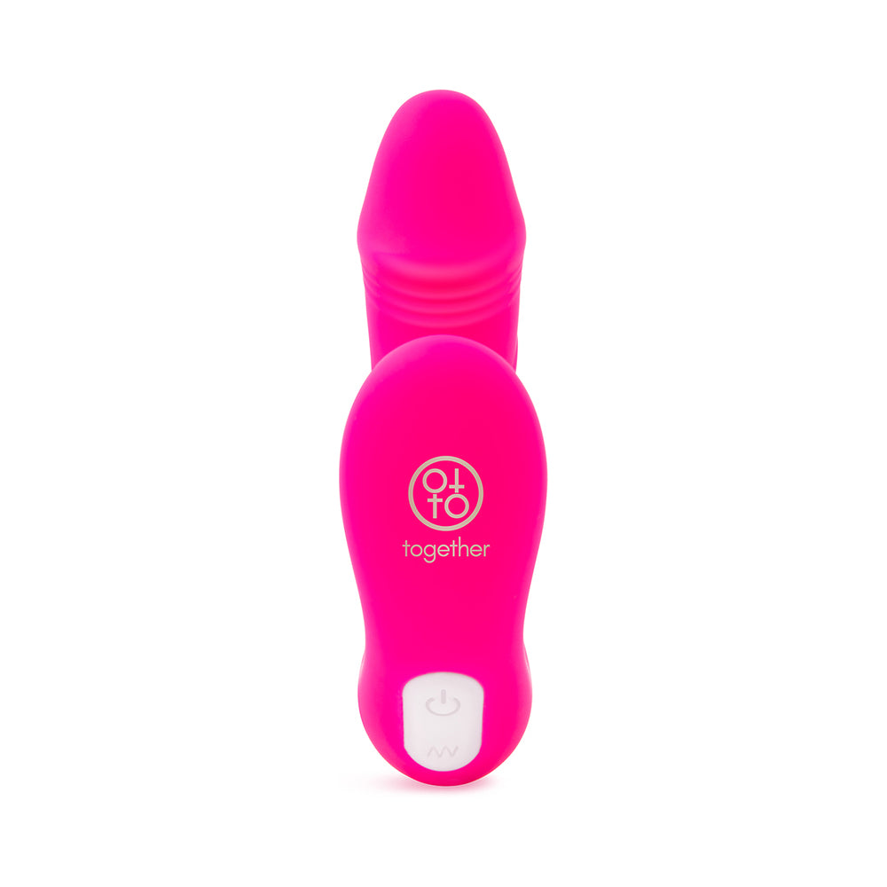 TOGETHER TOY - TOGETHER INTERNAL KISS REMOTE CONTROL VIBE PINK