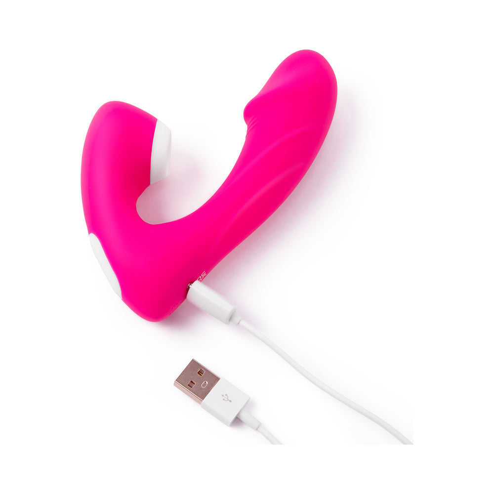 TOGETHER TOY - TOGETHER INTERNAL KISS REMOTE CONTROL VIBE PINK